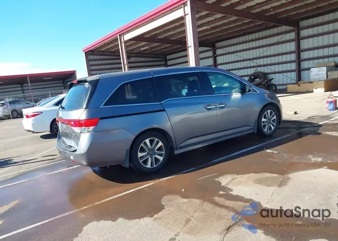 2014 Honda Odyssey Touring/Touring Elite from USA, damaged, VIN 5FNRL5H98EB055142